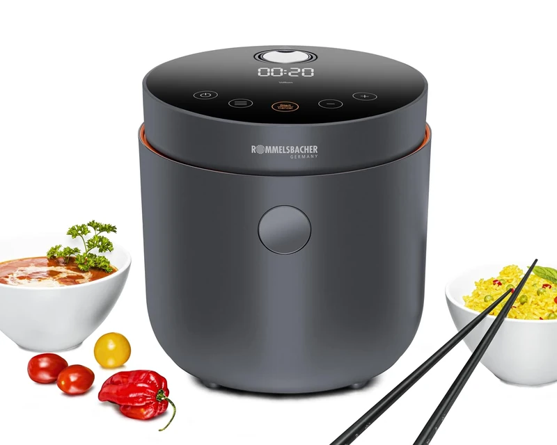 Rommelsbacher MRK 500 Rice Cooker - 2L Non-Stick Pot