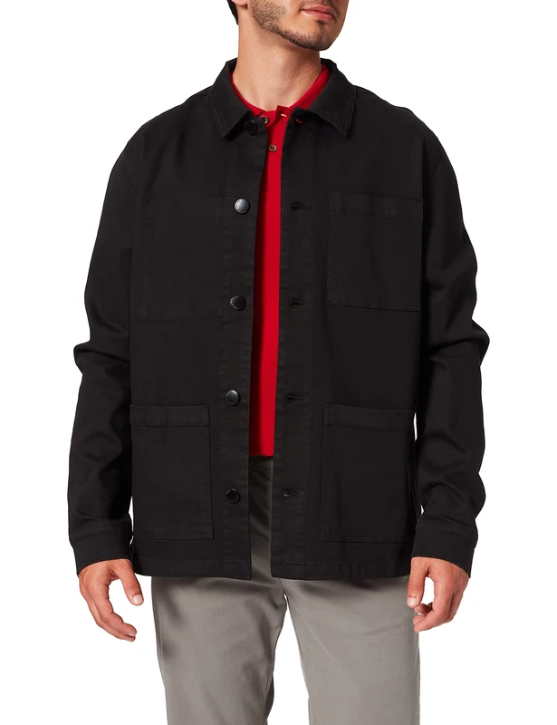 Casual Friday Men's 20503819 Transitional Jacket, 194007_Anthracite Black, Xx-Large