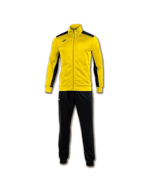Joma men tracksuit, navy-yellow, small