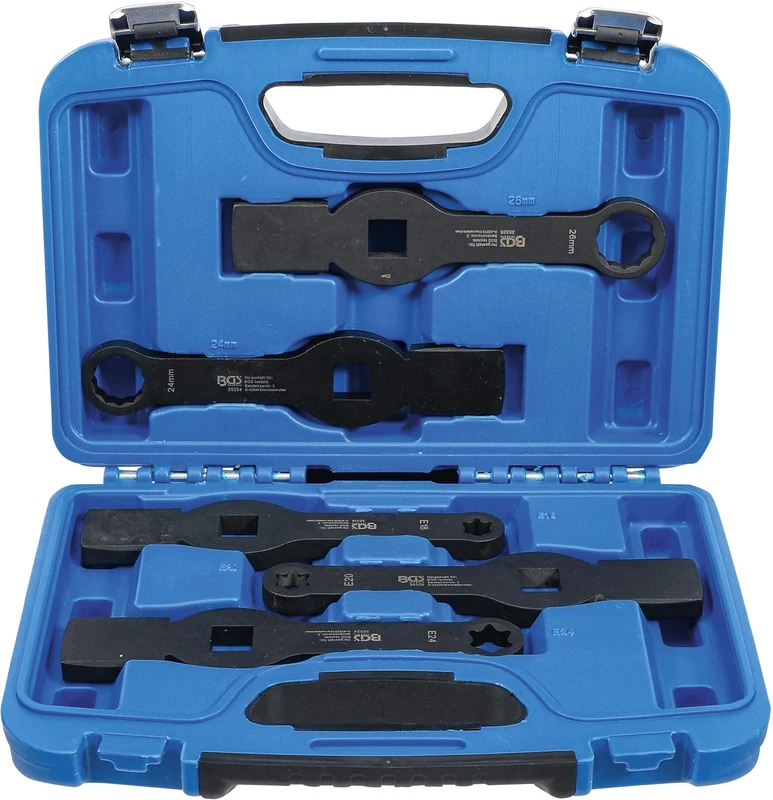 BGS 35310 | Slogging Ring Spanner Set | 12-Point / E-Type (for Torx) | 5 pcs.