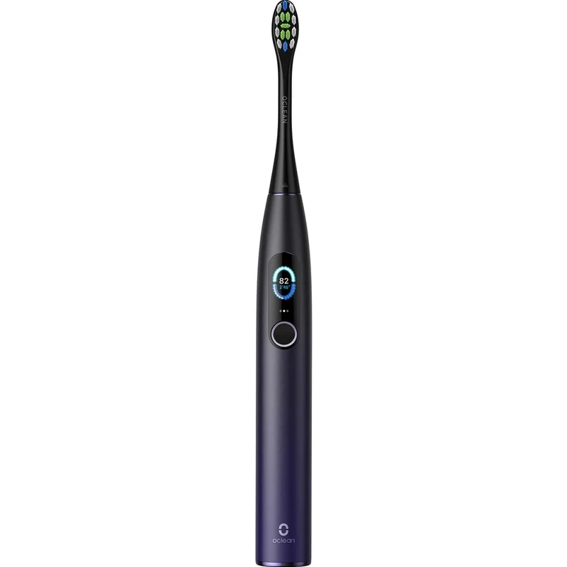 Oclean X Pro, Smart Electric Toothbrush, 3 Modes with Whitening, Quick Charge for 30 Days, Anti-Mould Design, IPX7 –Deep Purple