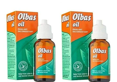 Olbas Oil 30ml (New Pack) - Inhalant Decongestant - ( 2 - Pack )