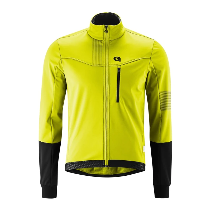Gonso Valaff, Men's cycling jacket, Water-repellent softshell jacket, Windproof, G-Shell for optimum thermal insulation, Close fit, PFC-free