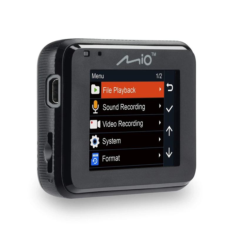 Mio MiVue C320 Car Dash Camera, 1920 x 1080P@30Fps, 2.0inch Display, Micro SD Card 16GB