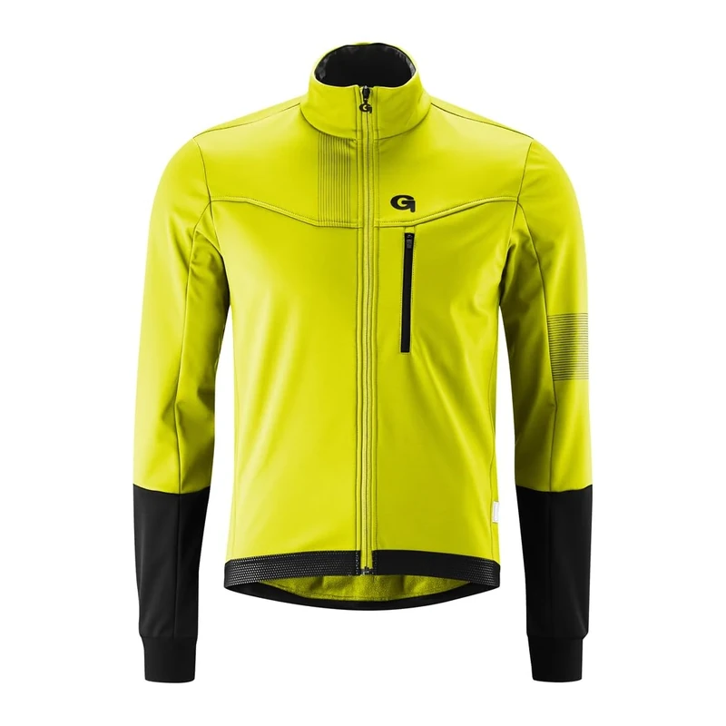 Gonso Valaff, Men's cycling jacket, Water-repellent softshell jacket, Windproof, G-Shell for optimum thermal insulation, Close fit, PFC-free