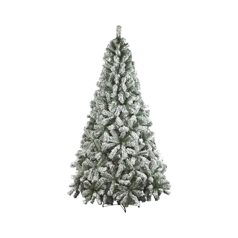 DMORA Maria Christmas Tree Height 180 cm Bleached Extra Thick 644 Branches 100 x 100 x 180 cm, Polyvinyl Chloride, White