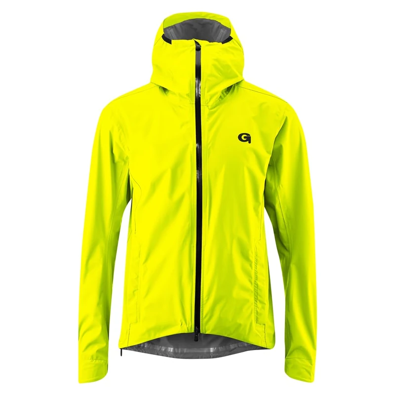 Gonso Save Plus Men's Waterproof Cycling Rain Jacket - Yellow