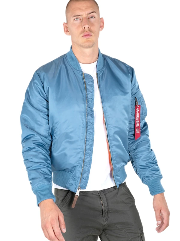 ALPHA INDUSTRIES Men's MA-1 VF 59 Jacket, Airforce Blue, XS