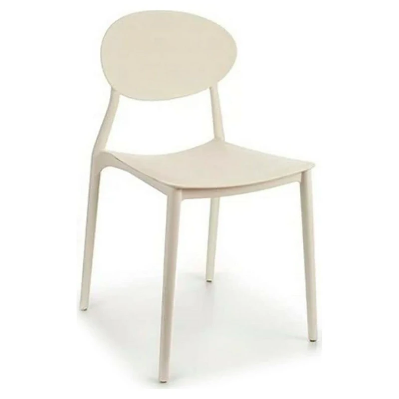 Gift Decor Plastic Dining Chair (41 x 81 x 49 cm) White