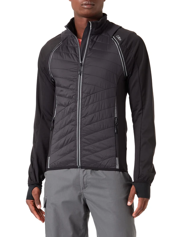 CMP - Man Jacket With Detachable Sleeves, Anthracite, 54