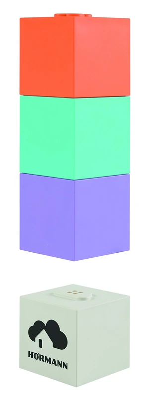 Hörmann Brain Base Cube (for Controlling Devices, Smart Home System, for Operating gate Drives, House Door Locks, etc, optionally Extended) 4510101, White