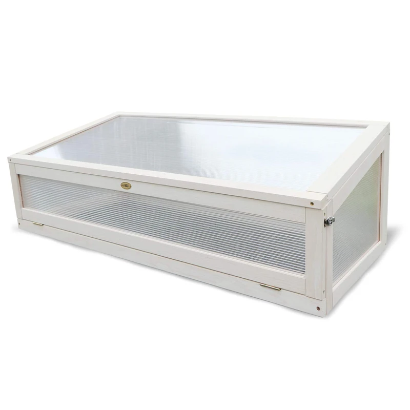 HABAU Klara 1841 Cold Frame Attachment Raised Bed White - Image 1