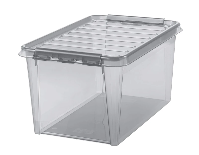 SmartStore - Colour 46 L - Set of 5 Storage Boxes - Grey - 59 x 39 x 31 cm - 46l