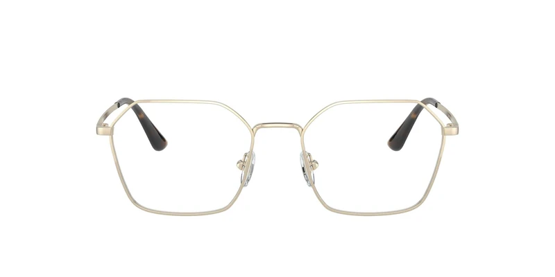 Vogue Eyewear Vo4187 Ladies Square Glasses Frame, Pale Gold/Demo Lens - Image 1