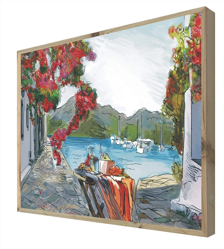 Vintage Lighted Sign with LED Light Snack in the Port