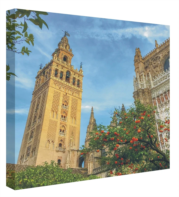 Illuminated Picture with LED Giralda Sevilla