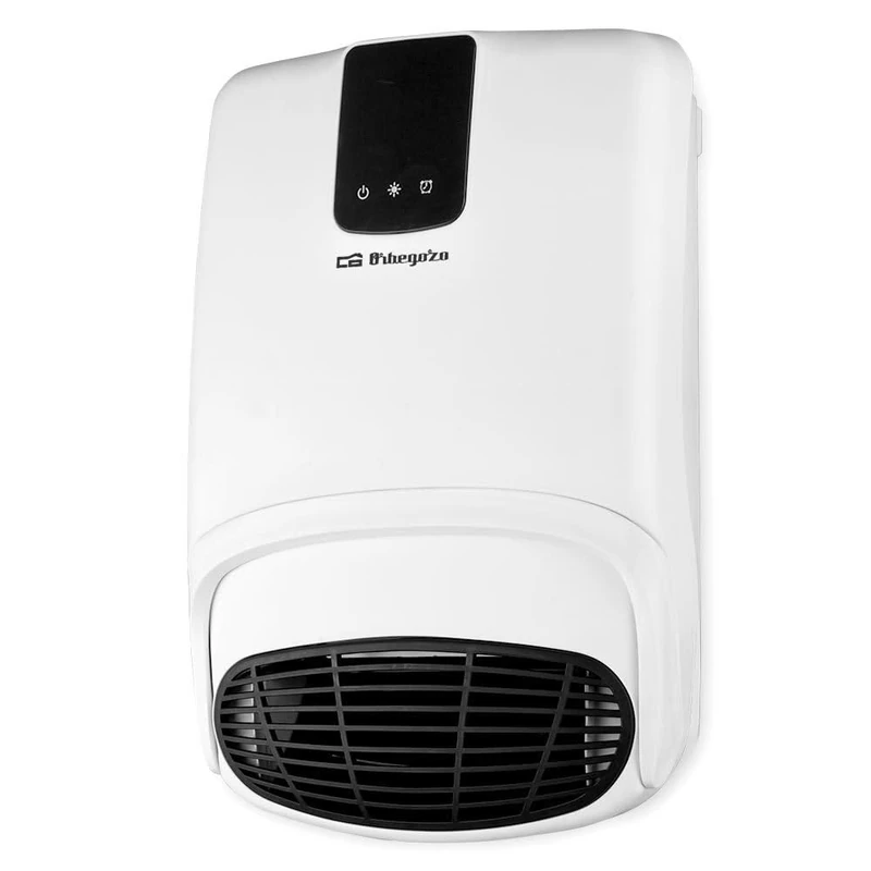 Orbegozo Special Bathroom Wall Heater IP 23, 2 Heat Levels (1000 and 2000 W) FB 2200, Black