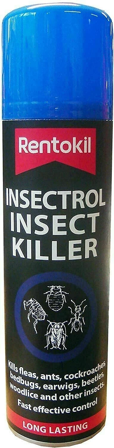 Rentokil 3 x Insectrol Insect Killer 250ml Aerosol