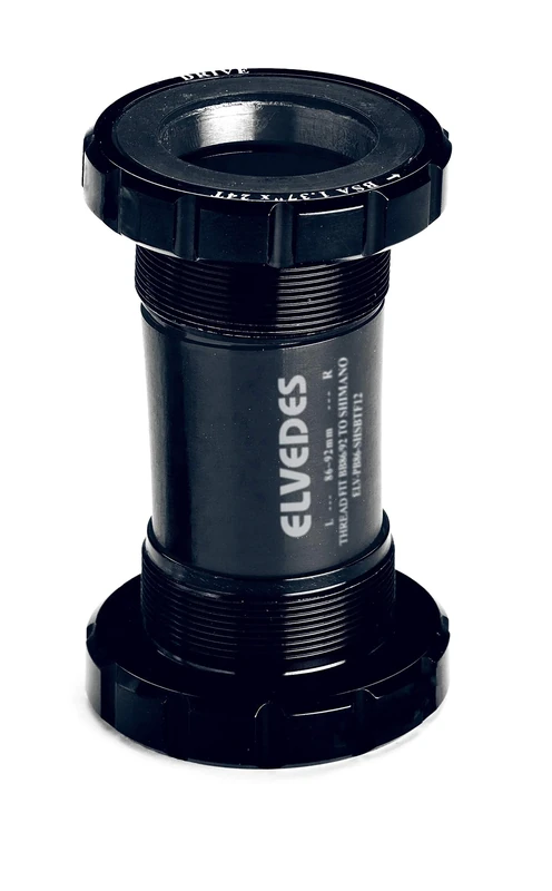 ELVEDES BSA 100mm Bottom Bracket for Fat Cycle E-Bike Adult Unisex, Black, Standard