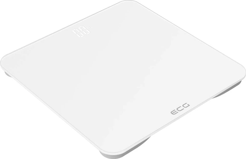 ECG OV 1821 Bathroom Scales Glass White