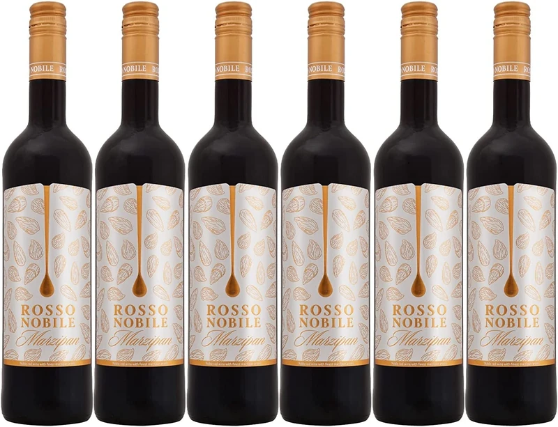Rosso Nobile - Marzipan, Noble Red Wine with fine Marzipan aromas (6 x 0.75 l)