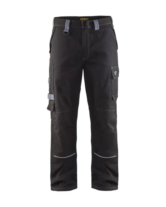 Blaklader 156115169994D88 Anti-Flame Trousers, Black/Grey, Size D88