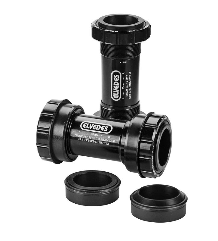 ELVEDES SRAM Dub ITA Road Cycle E-Bike Adult Unisex Standard Bottom Bracket Case Black