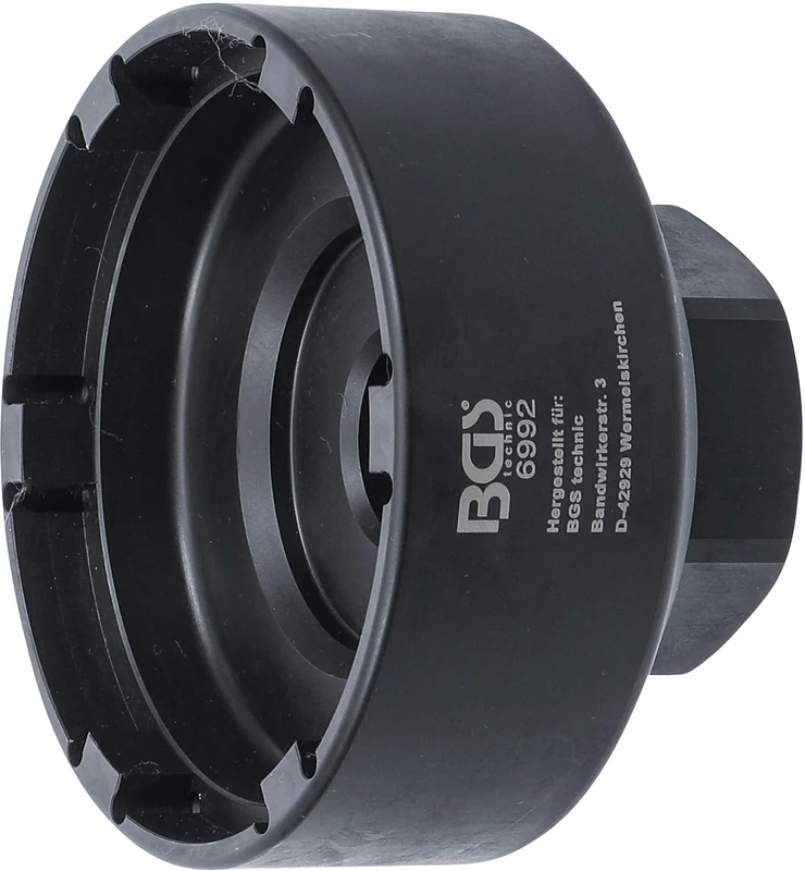 BGS 6992 | Drive Axle Groove Nut Socket | for MAN and Mercedes-Benz Trucks | 101.5 x 110 mm