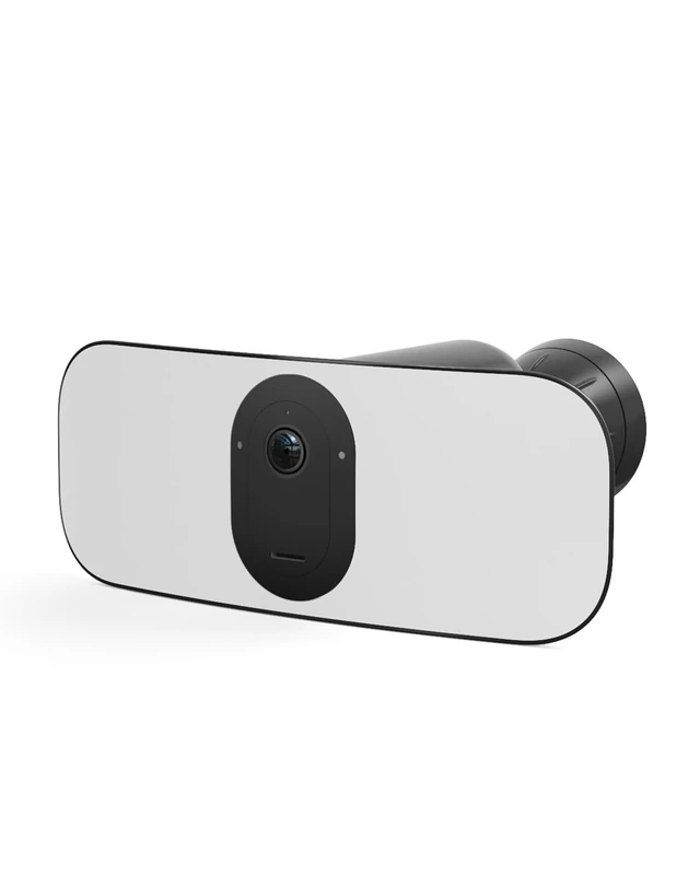 Arlo Floodlight Security Camera Outdoor, Quality 2K HDR, 160° Wide Angle, Weatherproof, Colour Night Vision, Ringing Alarm Siren, Up to 3000 Lumen, 2-Way Talk, Arlo Secure Trial Included, Black