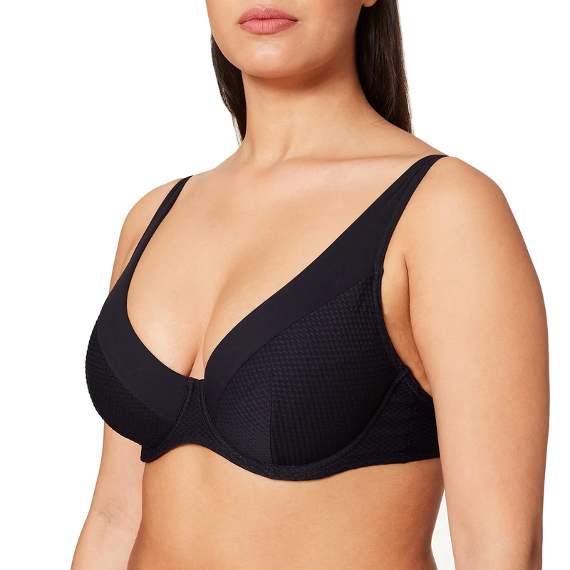 Maison Lejaby ALIZES Women's Underwired Bikini Top - Blue - 32E