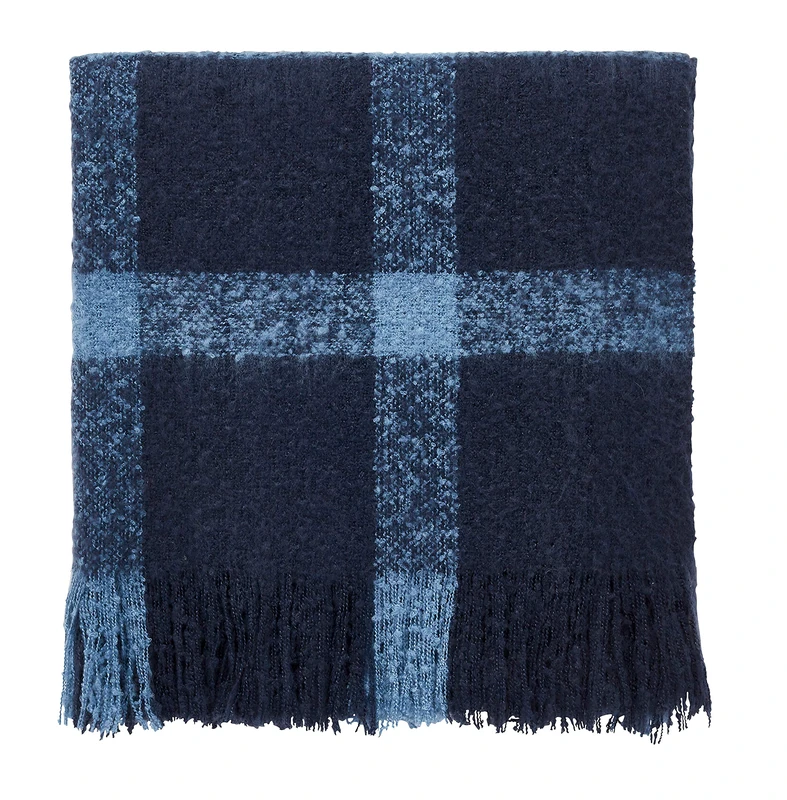 HELENA SPRINGFIELD LILIUM/ORNELLA WOVEN THROW 130X150CM INDIGO