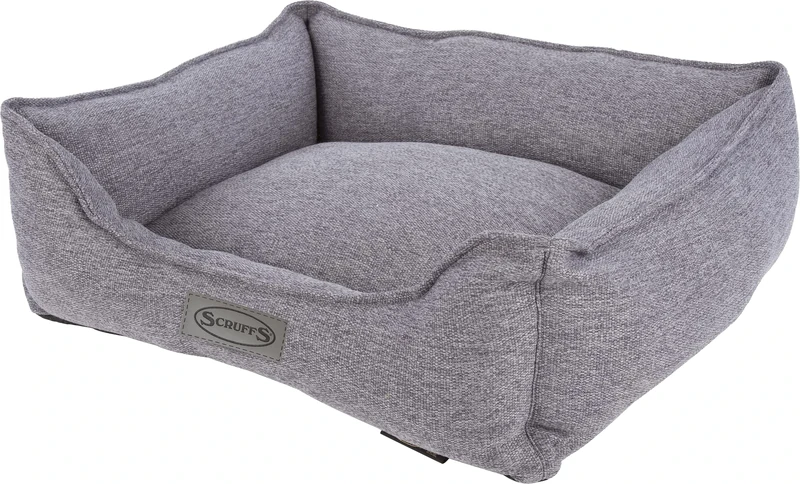 Scruffs Manhattan Box Bed (XLarge), 90 x 70cm, Dark Grey