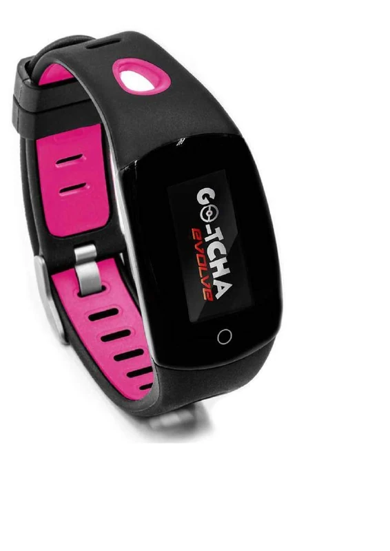 TOTAL CONSOLE Pokemon: Pokemon Go GO-TCHA Evolve LED-Touch Wristband Accessory - Auto Catch and Auto Spin - Black/Pink (Mobile)