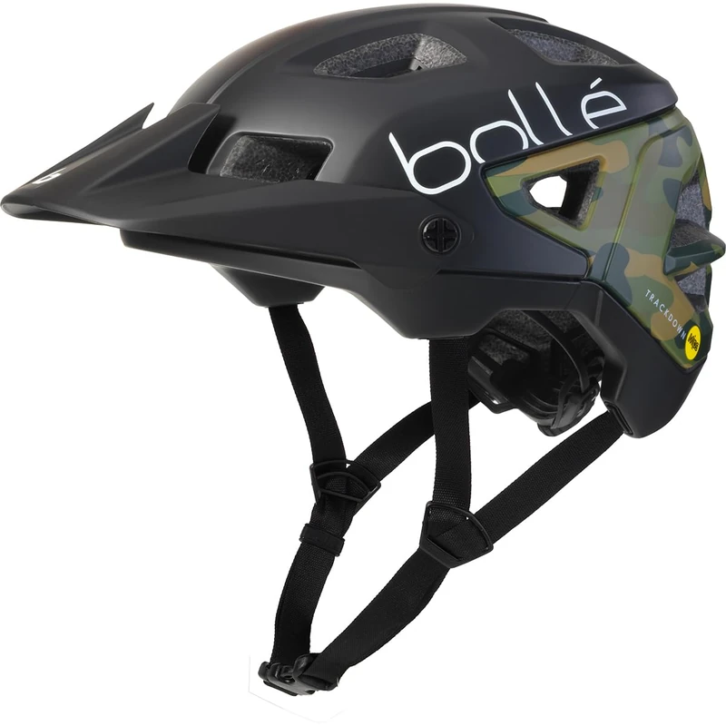 Bollé - Trackdown Mips, Black Camo Matte, No Lens Reference, Small, Bike Helmets, Unisex, Adult