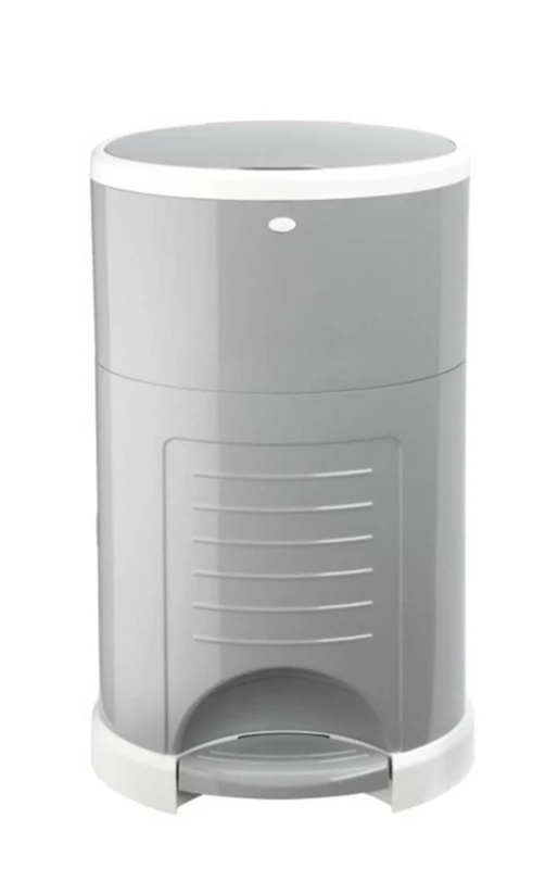 Korbell KM250DSG Standard - Nappy Clothes Container - Economical - Environmentally Friendly - Foot Pedal - 240 Layers Capacity - Grey, 1600 ml