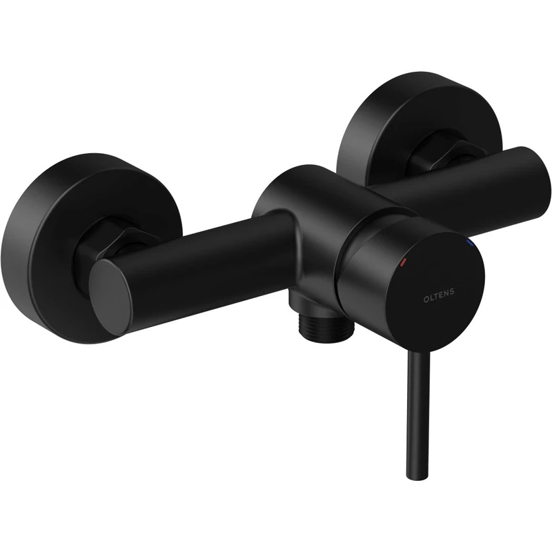 Oltens Molle 33000300 Wall-Mounted Shower Fitting Matte Black - Image 1