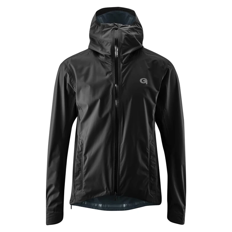 Gonso Save Plus, Men's cycling jacket, Waterproof rain jacket, Waterproof up to 10,000 mm & windproof, G-Tex, 2.5-ply laminate & taped seams, Close fit, PFC-free
