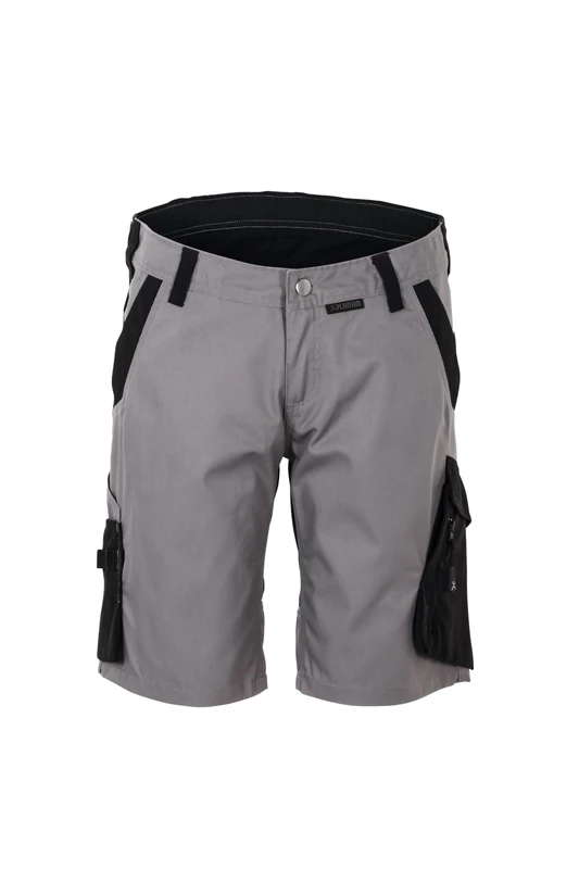 Planam 6466068 Norit Women's Shorts, Zinc/Black, Size 4XL - Image 1