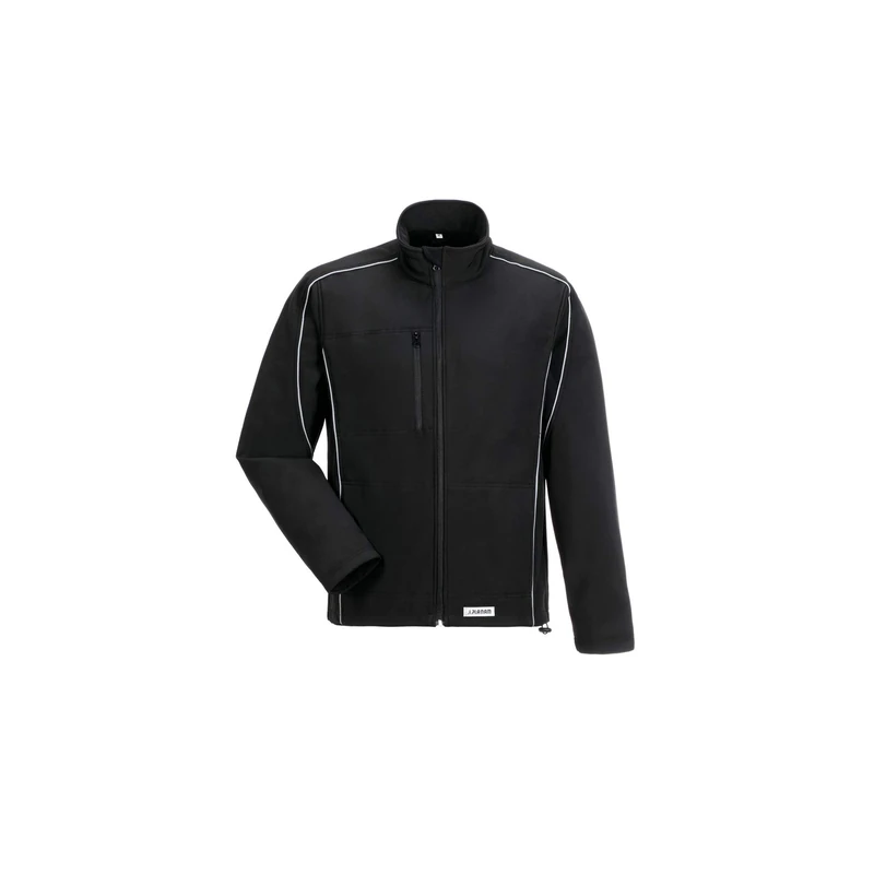 Planam 3450076 Outdoor Twilight Softshell Jacket, Black, Size 6XL - Image 1