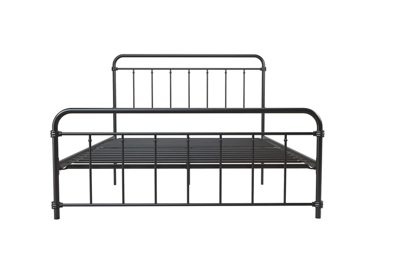 DHP Wallace Metal Bed, Black Double