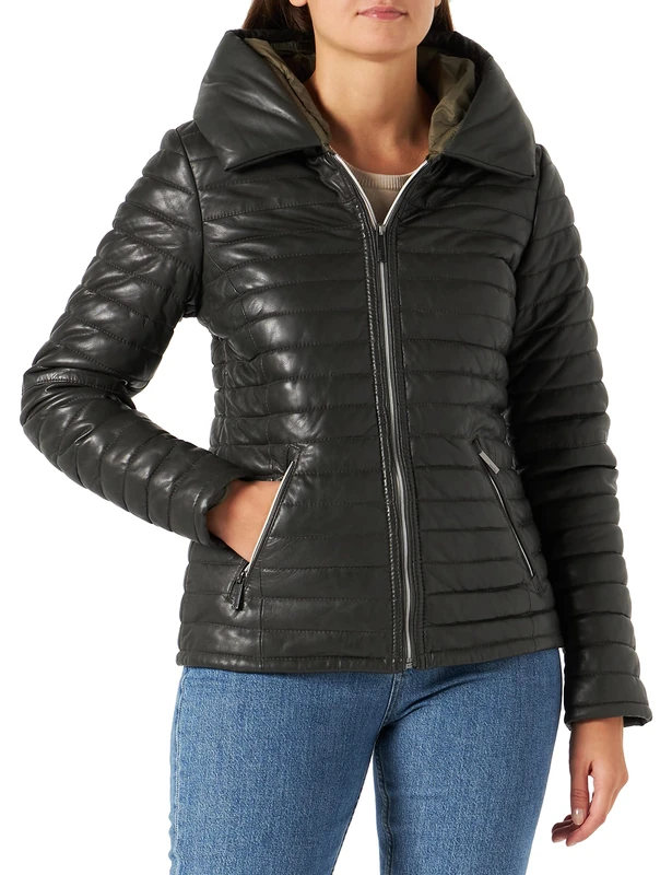 Oakwood Women's Hyper Jacket, Dark Khaki, M