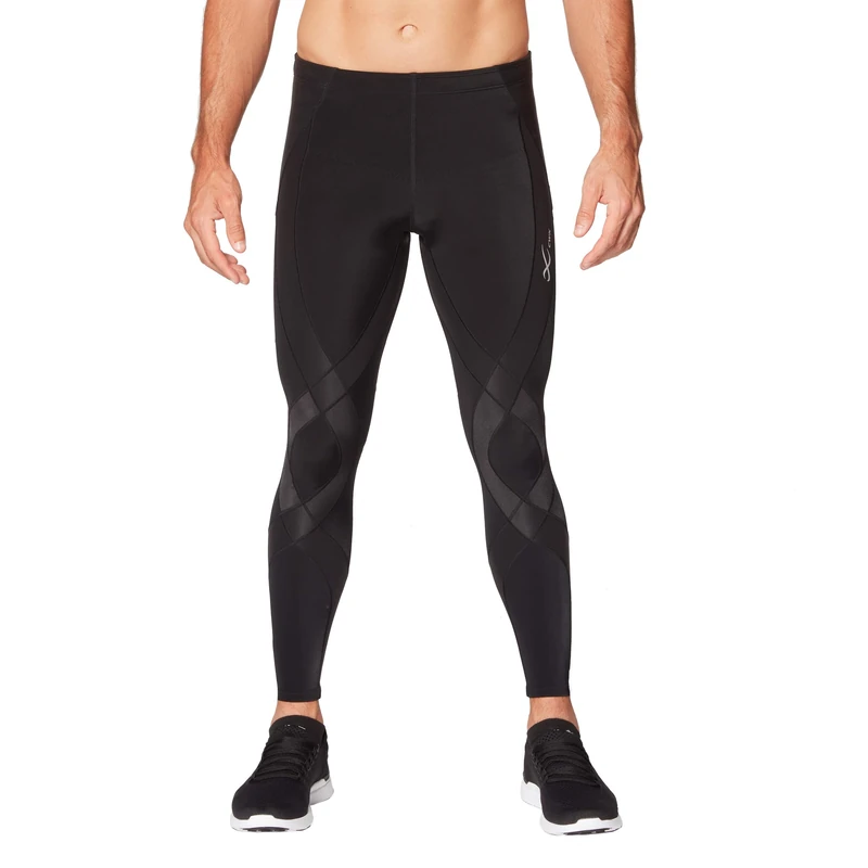 CW-X Men's Endurance Generator Joint and Muscle Support Compression Tight, Black, Large