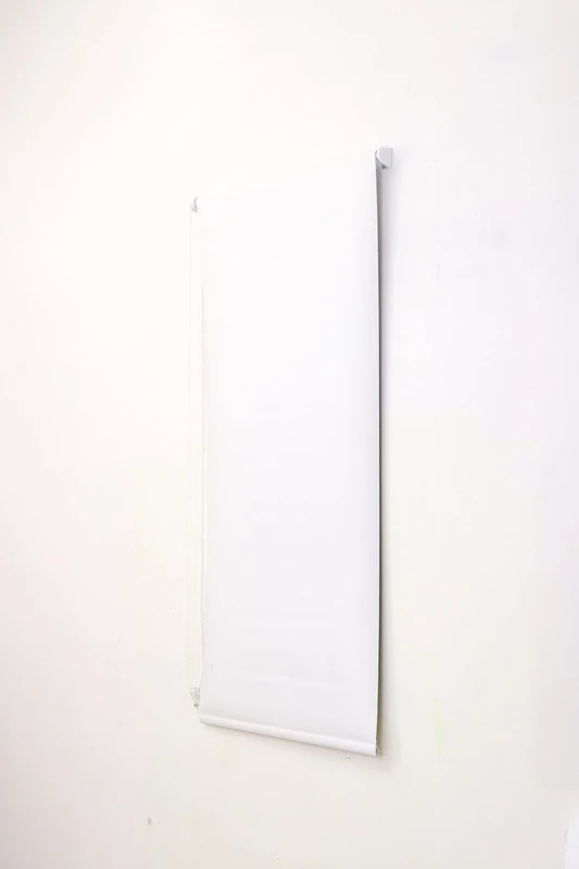 Funky Gadgets Roller Blinds Thermal Blackout Roller Blind, Easy Fit Child Safe Trimmable UV Protection Home Office Window Blinds, White Blind (210cm Wide X 210cm Drop)