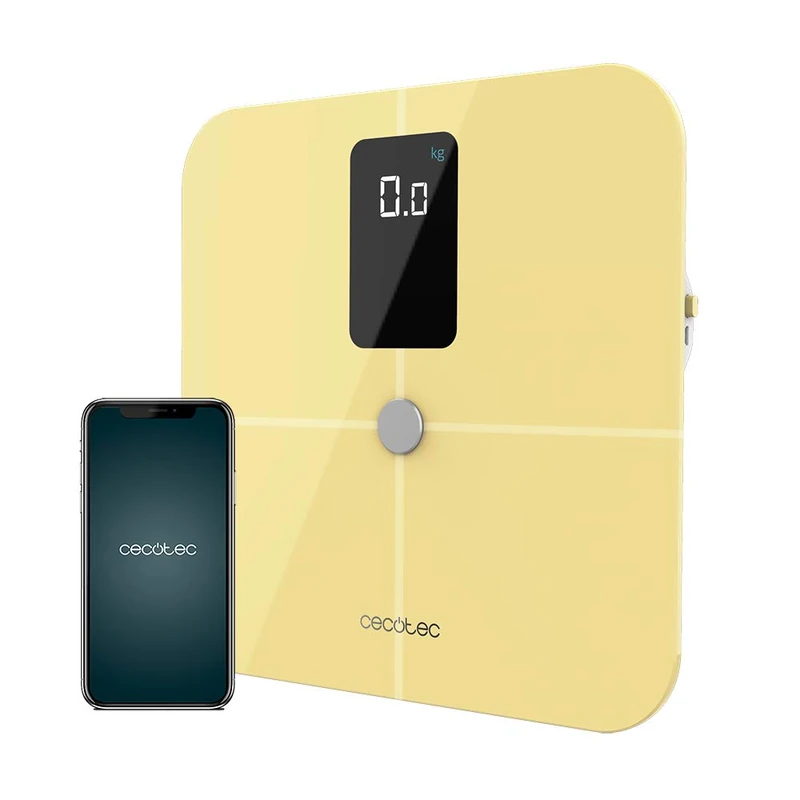 Cecotec Surface Precision 10400 Smart Bathroom Scale - Yellow
