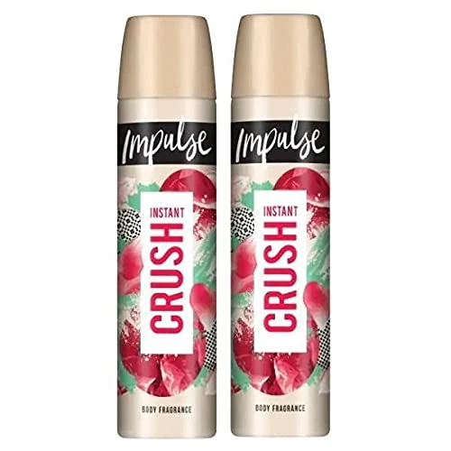 (TWO PACKS) Impulse Instant Crush Body Fragrance Spray 75ml