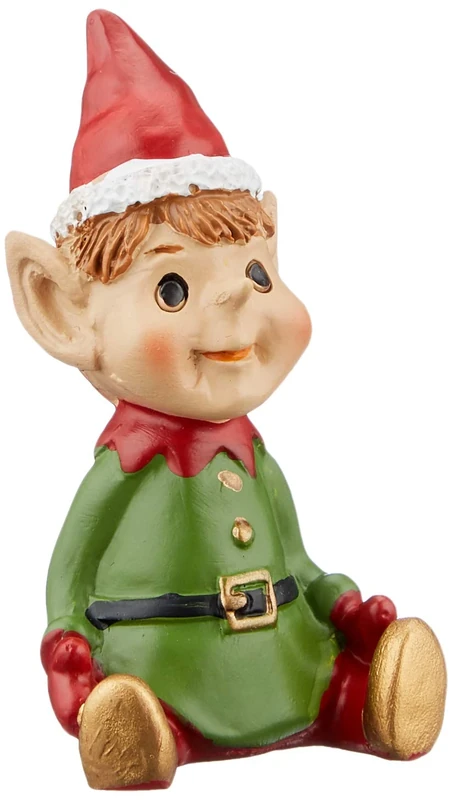 Creative Party F361 Santa's Elf Cake Toppers-12 Pcs