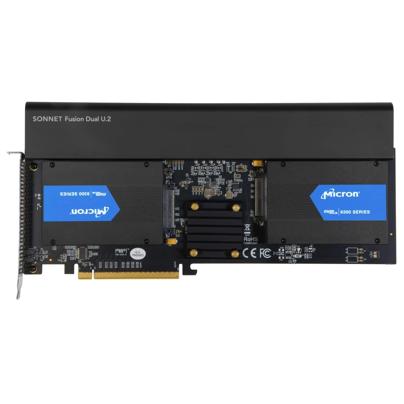 Sonnet Fusion Dual U.2 SSD PCIe Card