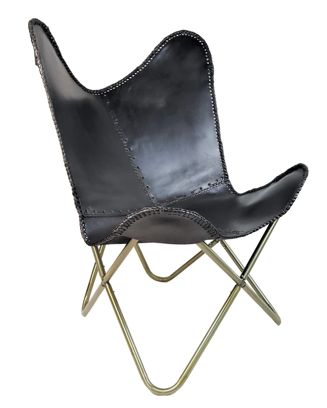 Aspect Chaises Longues, Black/Gold, 70x75x90cm