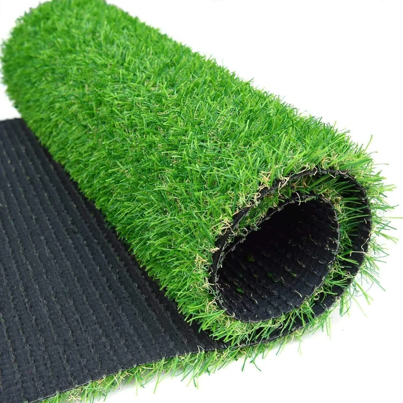 uyoyous Artificial Grass Turf 3.3ft x 33ft Realistic Artificial Grass Rug Indoor/Outdoor Pet Synthetic Grass Turf with Drainage Holes for Patio Garden Lawn Landscape