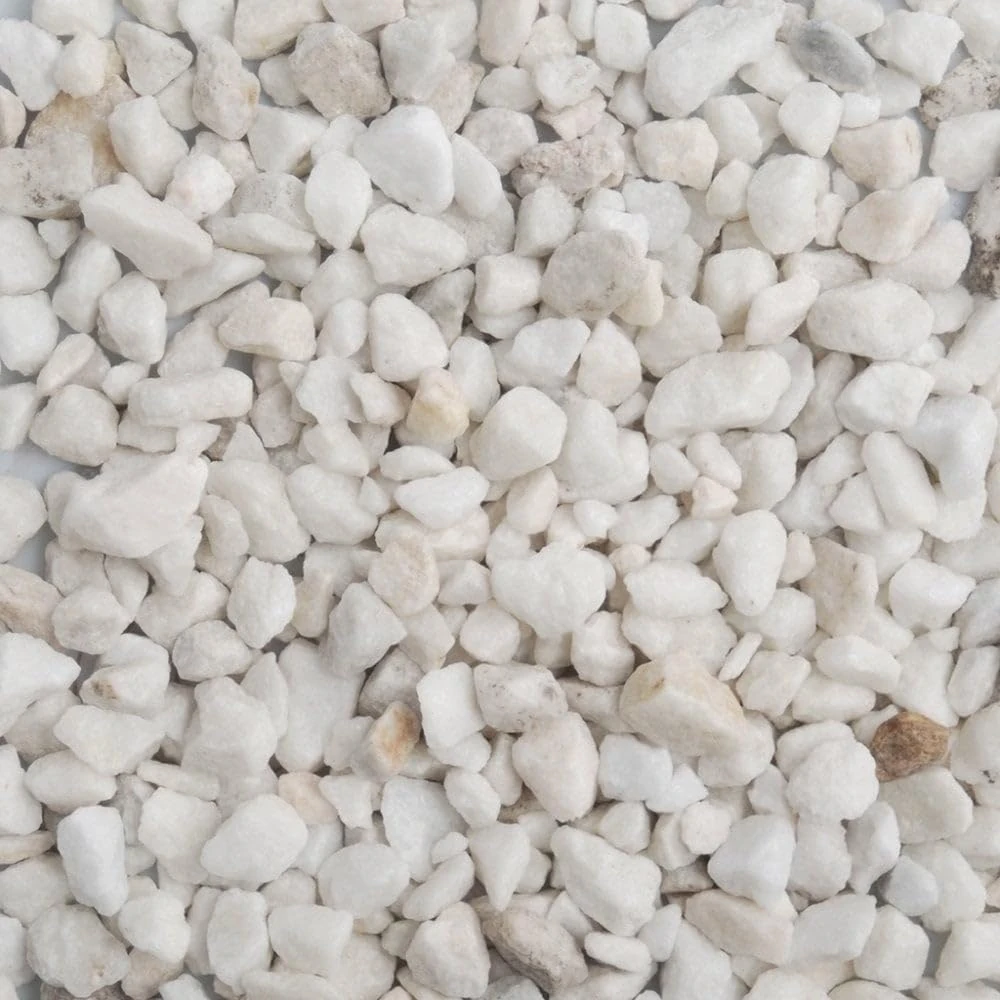 Polar White Chippings 8–11mm | 20kg Bag of Decorative Gravel, Garden Stones & Pebbles Ideal for Driveways, Paths, Borders, Landscaping & Outdoor Features